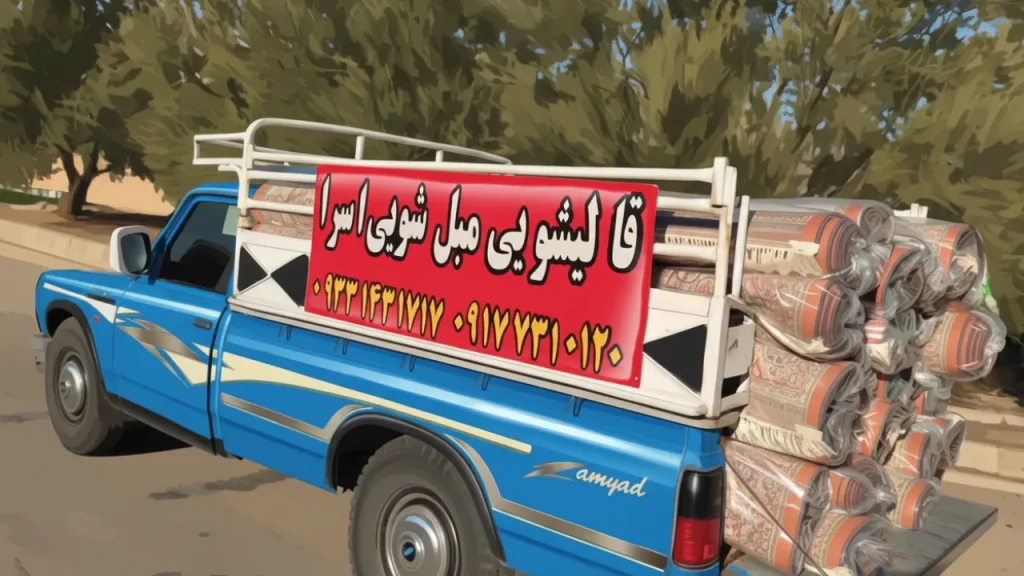 قالیشویی در محل صدرا